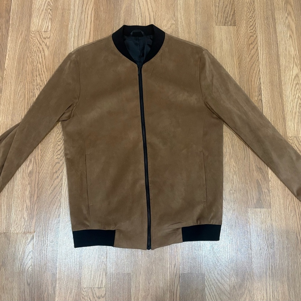 Topman Tan Bomber Jacket